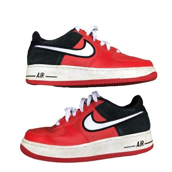 RARE 2018 Nike Air Force 1 Low Mystic Red Black Size 7.5 - Picture 16 of 16